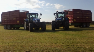 W & W Pattersons' QM/12 Monocoque Trailers Ready for Silage